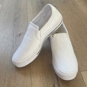 Nike Women's 8.5  Court Legacy Canvas Slip On White Shoes